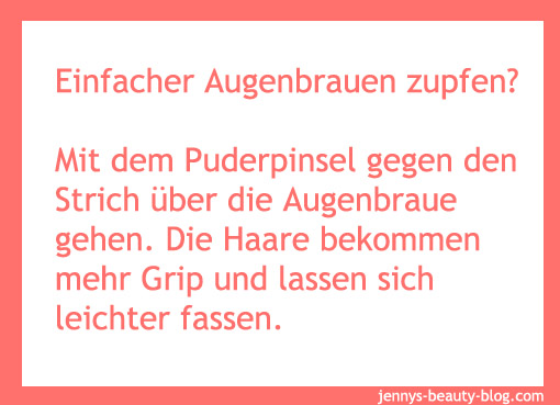 #7 - Augenbrauen zupfen